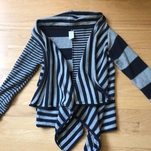 Tea Collection Striped Drapey Sweater